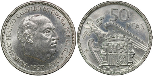 ESTADO ESPAÑOL 50 PESETAS 1957*70