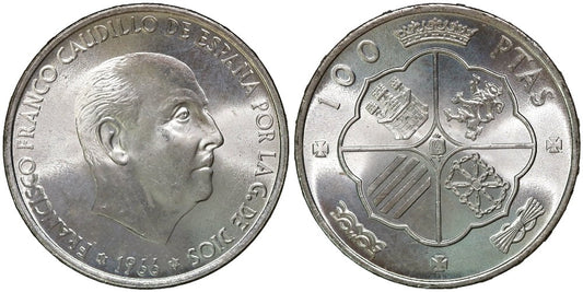 ESTADO ESPAÑOL 100 PESETAS 1966*68